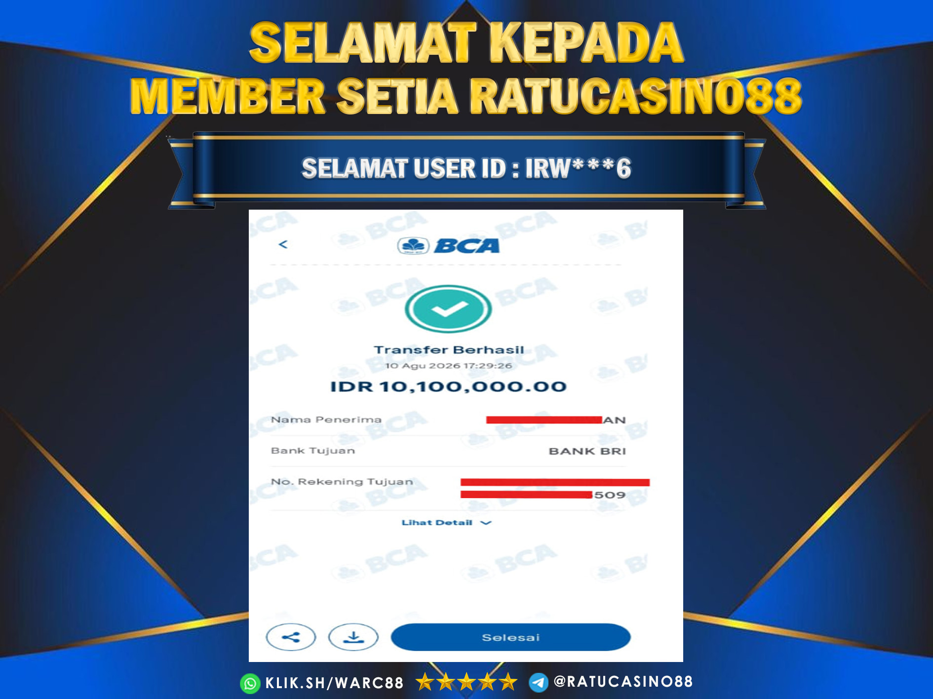 BUKTI WITHDRAW 265